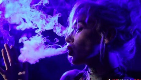 Kitty Quinn smokes her night away
