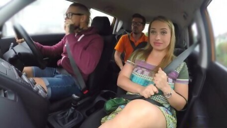 Fake Driving School - Learners Post Lesson Have Sex Session 1 - Olga Cabaeva